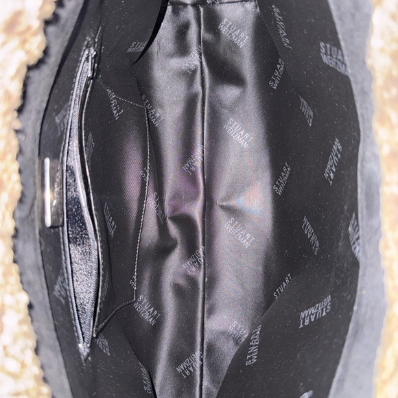 Stuart Weitzman Black and Tan Hobo Bag - Picture 4 of 12